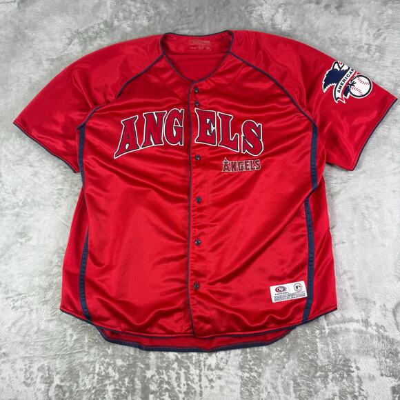 MLB Los Angeles Angels of Anaheim TF True Fan Jersey Men's Sz XXL - Picture 1 of 7